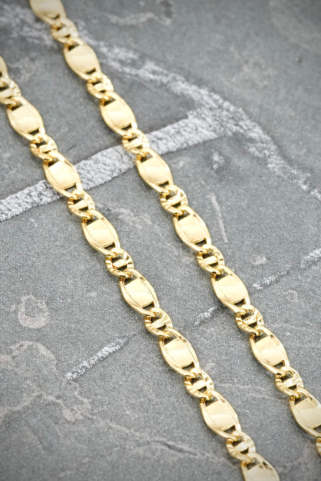 Cadena Plana Especial 4.5gr / 60cm / 3.1mm — Oro Amarillo