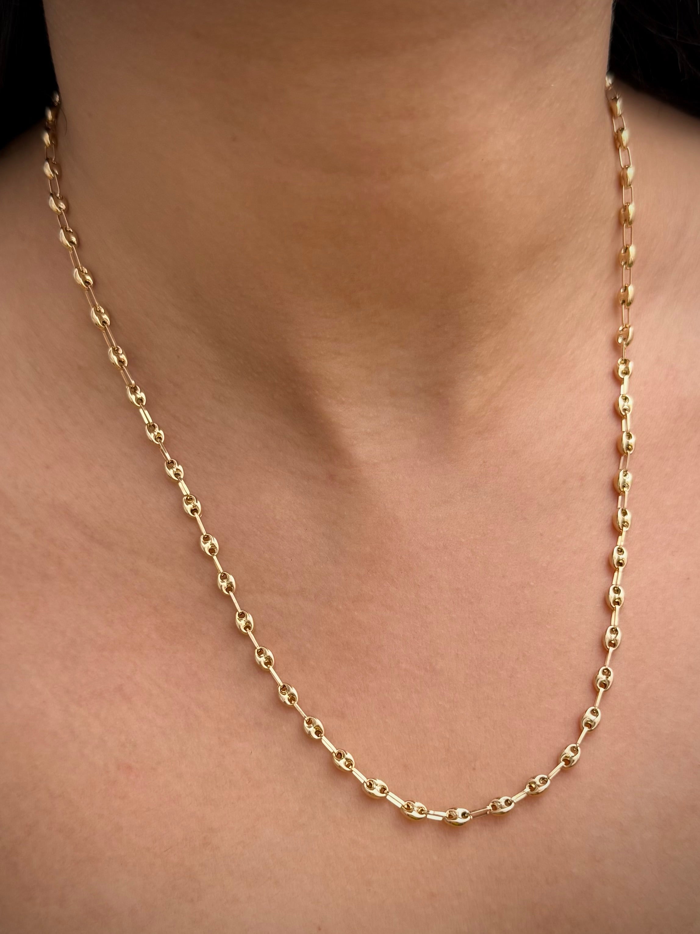 Cadena Gc 6.55gr / 50cm / 3.7mm — Oro Amarillo