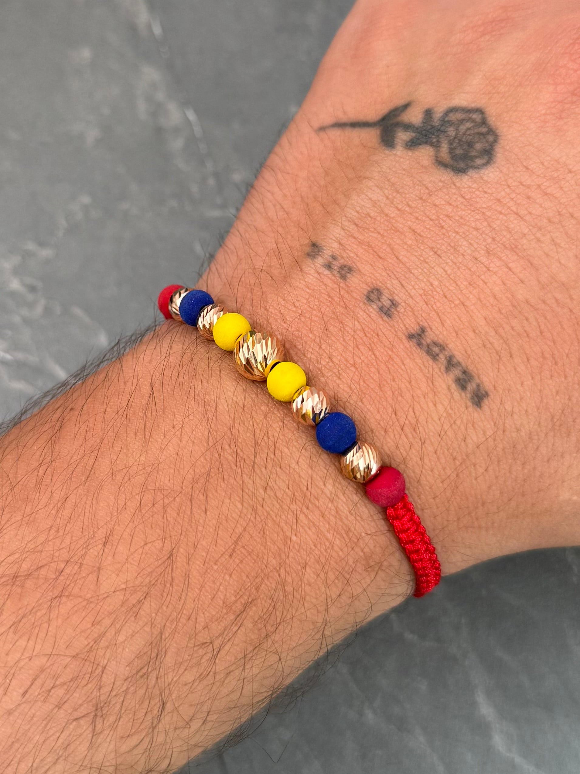 Pulsera de la Tricolor 1.35gr — Oro Rosado