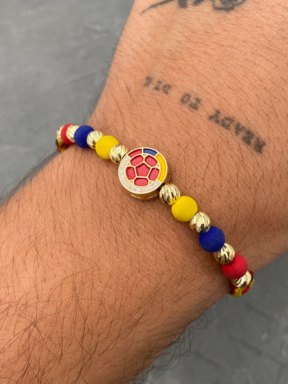 Pulsera de la tricolor 3.8gr / Oro Amarillo (Joya) M