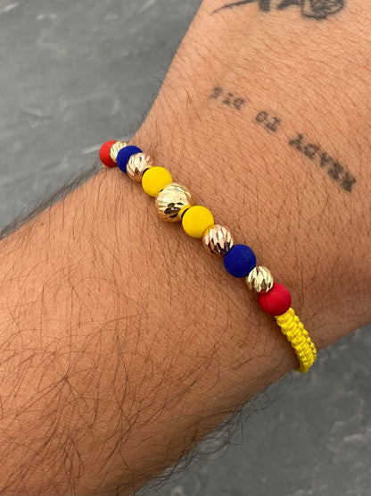 Pulsera Tricolor 1.15gr  — Dos Oros