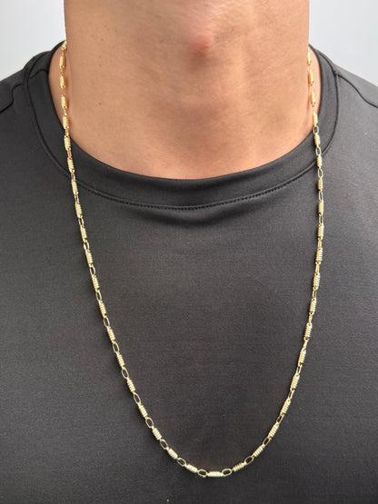 Cadena Rustica 10.6gr / 70cm / 3.6mm — Oro Amarillo