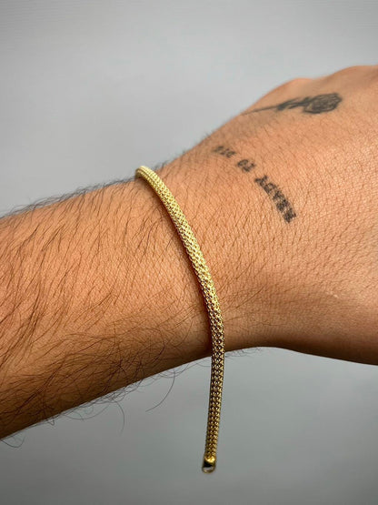 Pulso cola de raton 6.1gr / Largo 19cm / Oro Amarillo italy +3 M