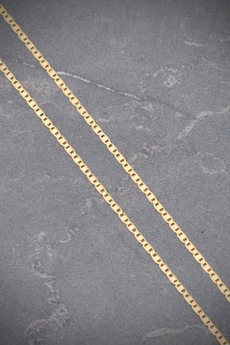 Cadena plana 1.5gr / Largo 50cm — Oro Amarillo