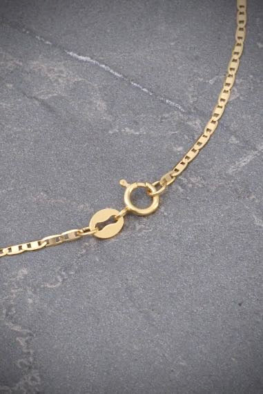 Cadena plana 1.35gr / Largo 45cm / Oro Amarillo italy +3 M