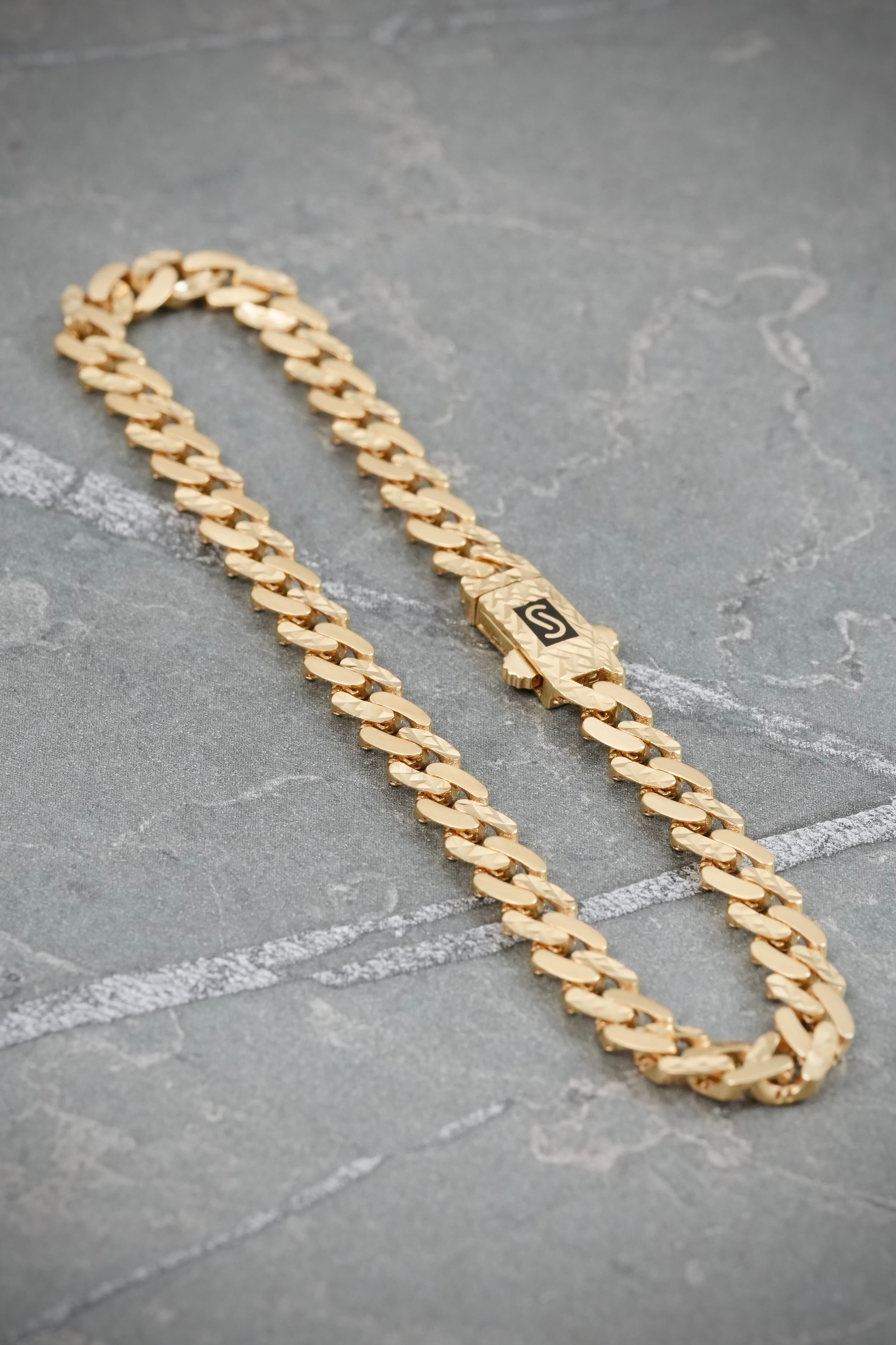 Pulso monaco 8.15gr / Largo 20cm / Oro Amarillo italy +6 P