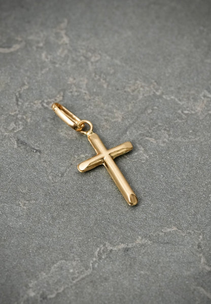 Dije cruz 0.4gr / Largo 2cm — Oro Amarillo