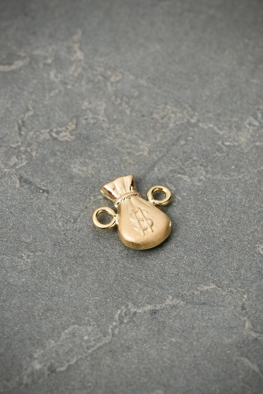 Herraje bolsa de dinero 0.4gr / Largo 1cm — Oro Amarillo