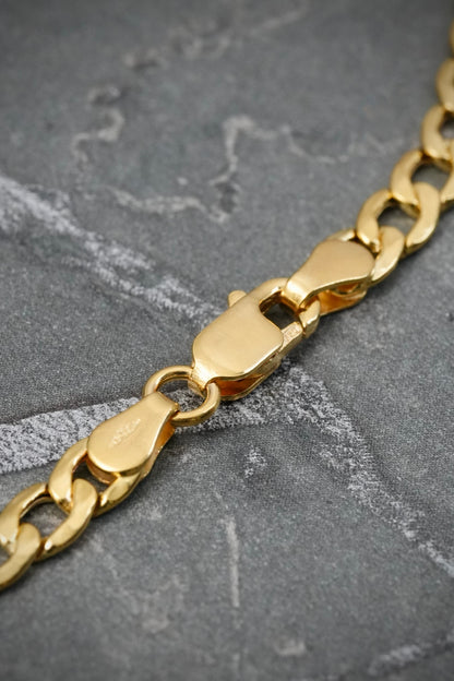 Cadena cubana 6.3gr / Largo 60cm — Oro Amarillo