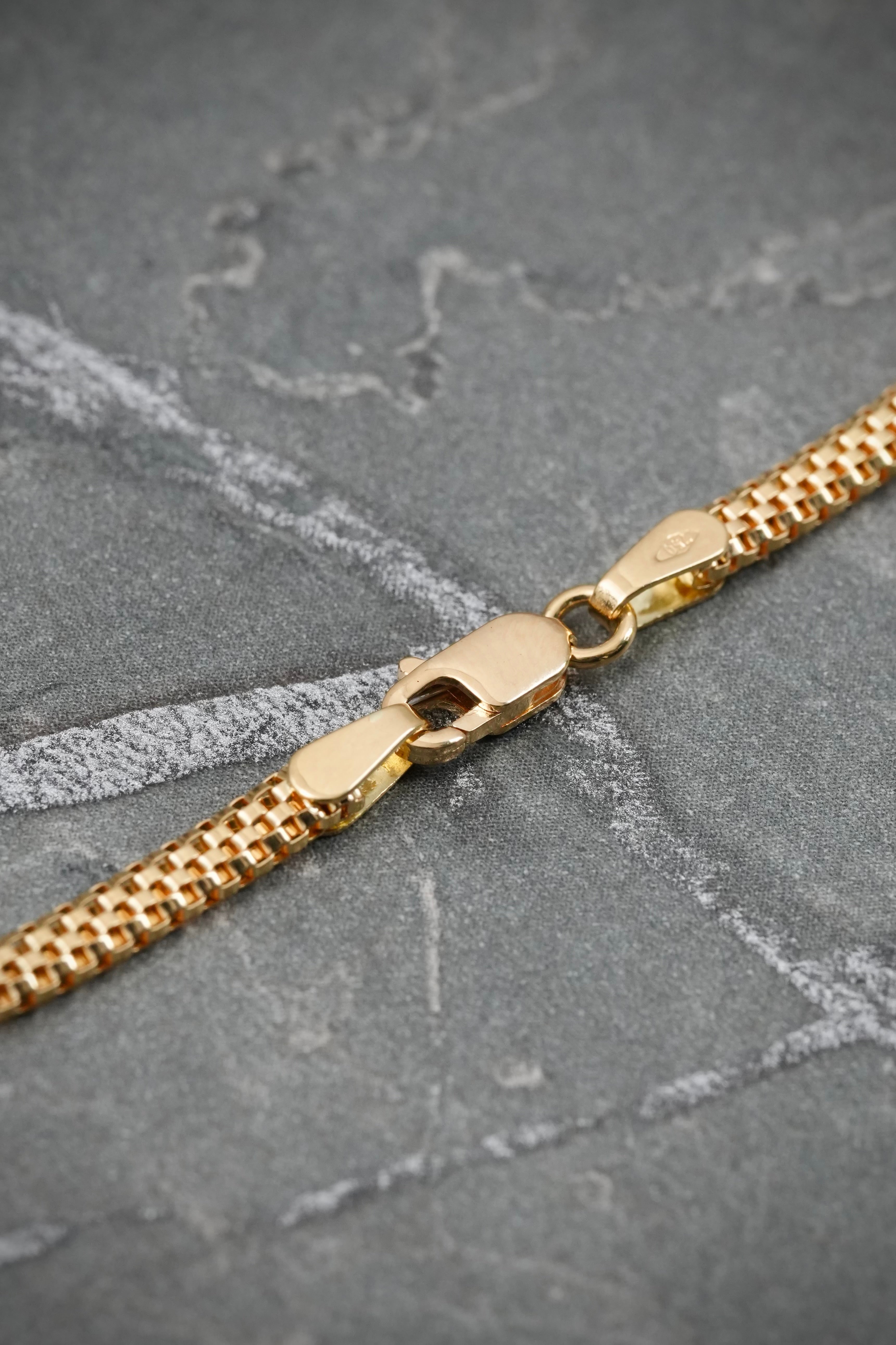 Cadena veneciana especial 9.3gr / Largo 60cm — Oro Amarillo
