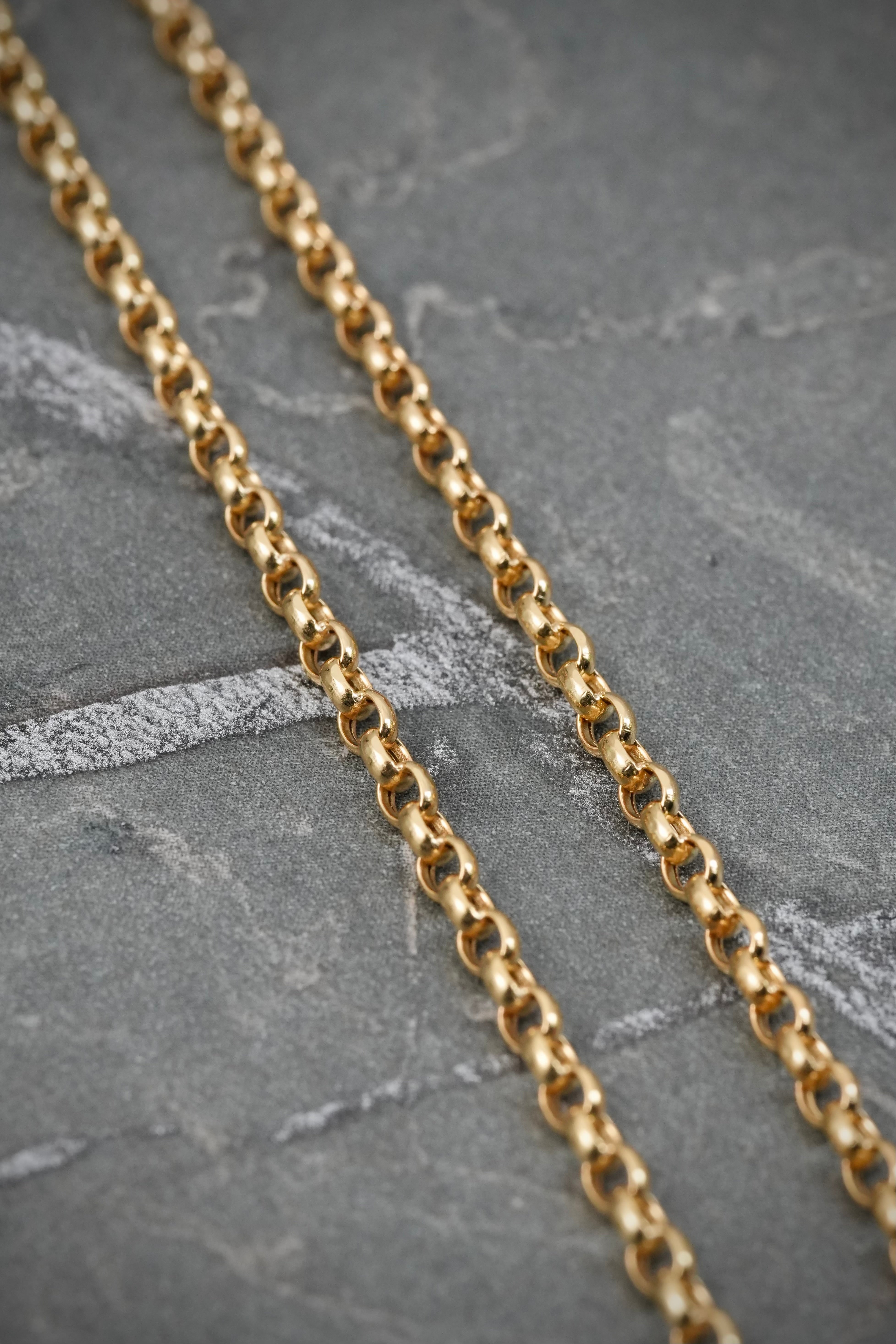 Cadena aro seguido 4.25gr / Largo 60cm — Oro Amarillo