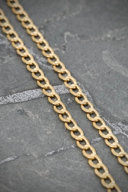 Cadena cubana 4gr / Largo 45cm — Oro Amarillo