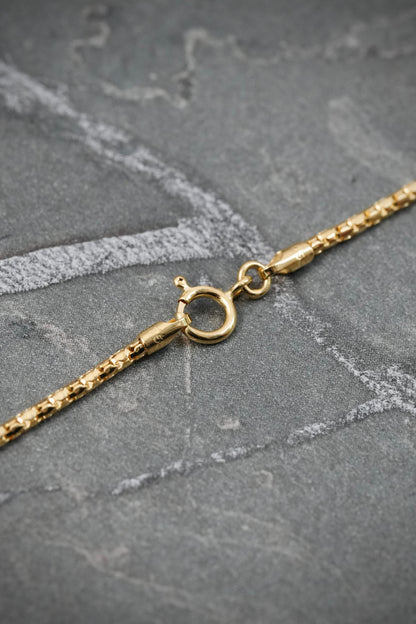 Cadena cola raton diamantada 3.3gr / Largo 45cm — Oro Amarillo