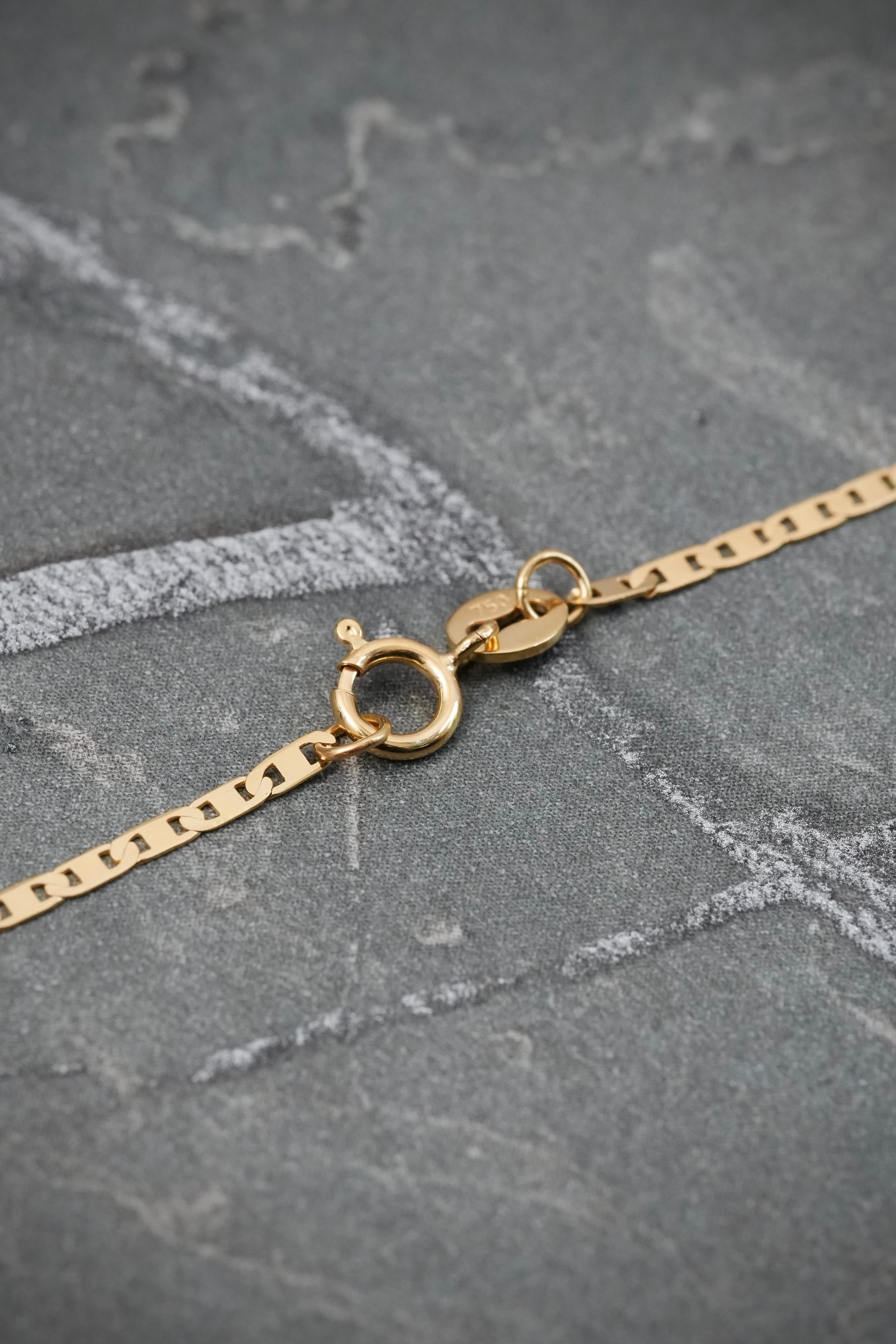 Cadena plana 2.05gr / Largo 50cm — Oro Amarillo