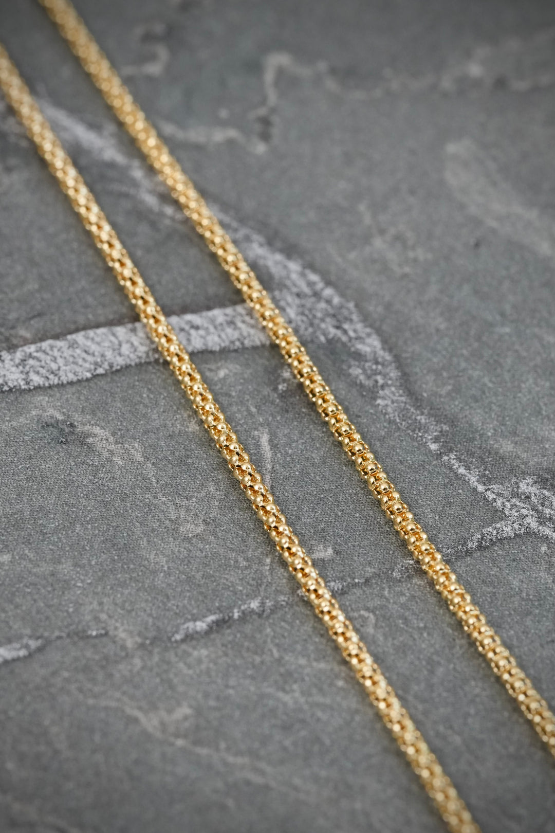 Cadena cola de raton 2.95gr / Largo 45cm — Oro Amarillo