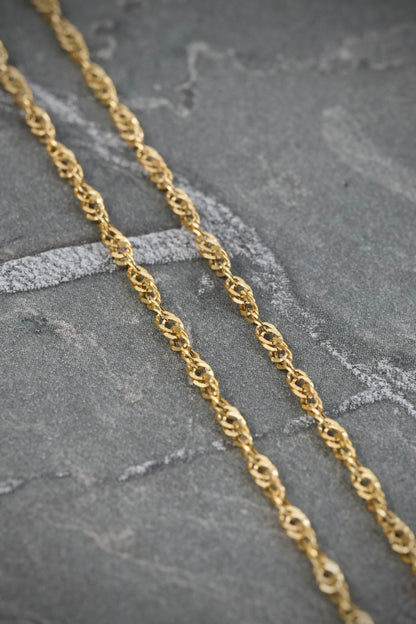 Cadena Singapur 0.95gr / Largo 45cm — Oro Amarillo