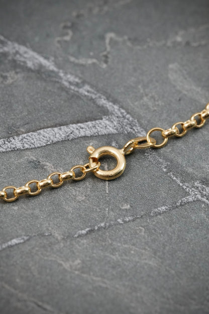 Cadena aro seguido 4.1gr / Largo 60cm — Oro Amarillo