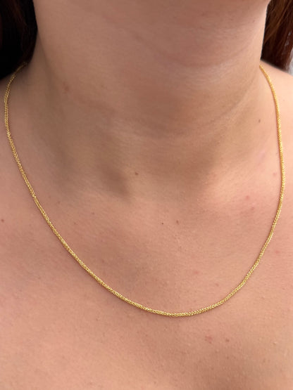 Cadena Franco 1.75gr / 50cm / 1.3mm — Oro Amarillo