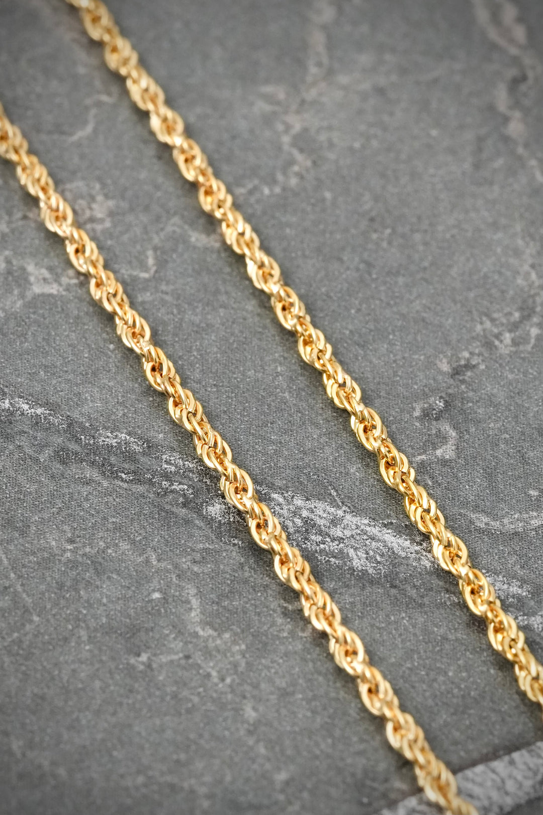 Cadena Lazo 1.7gr / 50cm / 1.7mm — Oro Amarillo