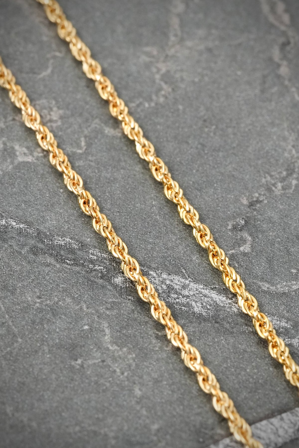 Cadena Lazo 1.7gr / 50cm / 1.7mm — Oro Amarillo