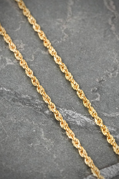 Cadena Lazo 1.7gr / 50cm / 1.7mm — Oro Amarillo