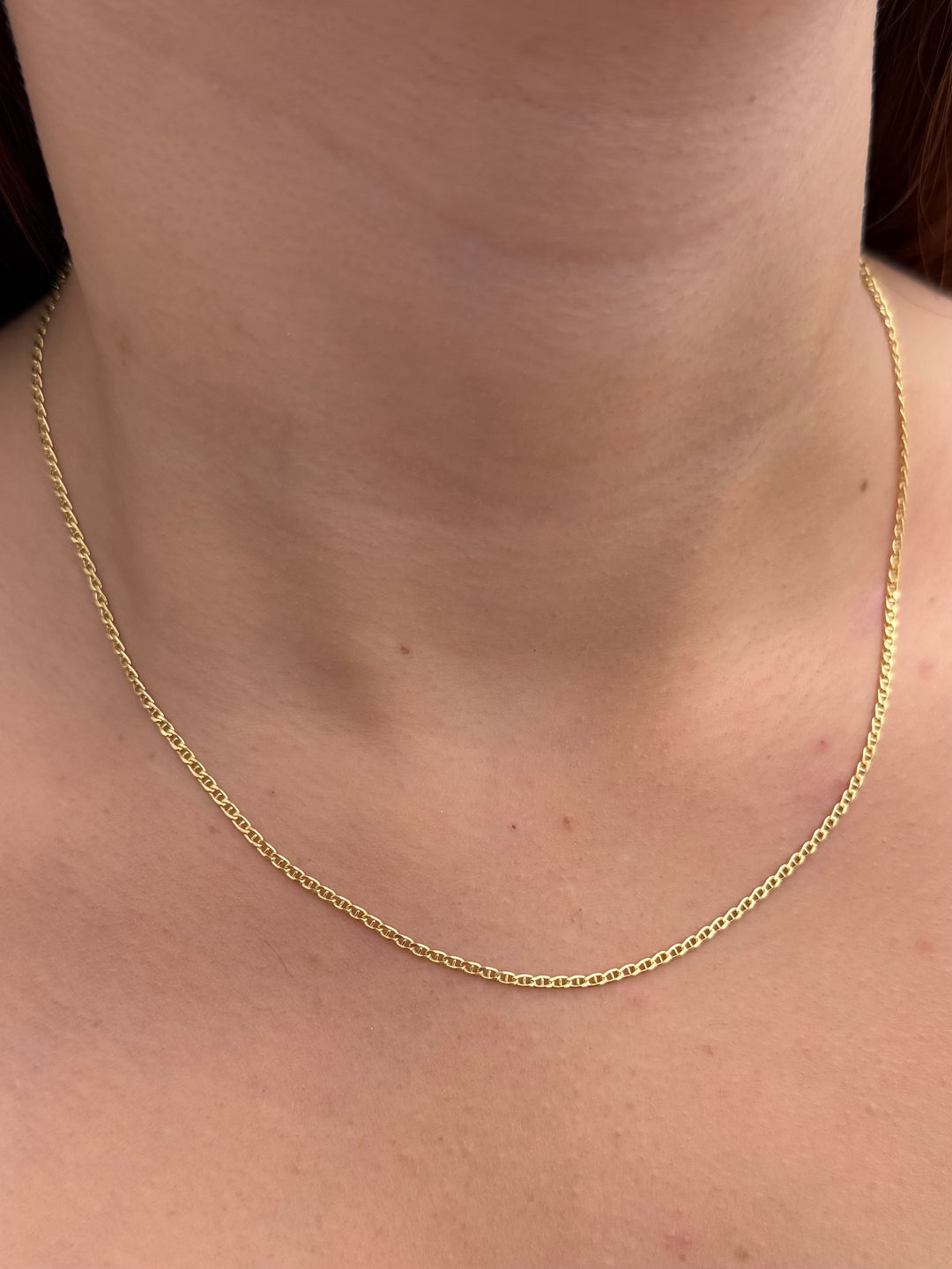 Cadena Escalera 1.95gr / 45cm / 1.8mm — Oro Amarillo