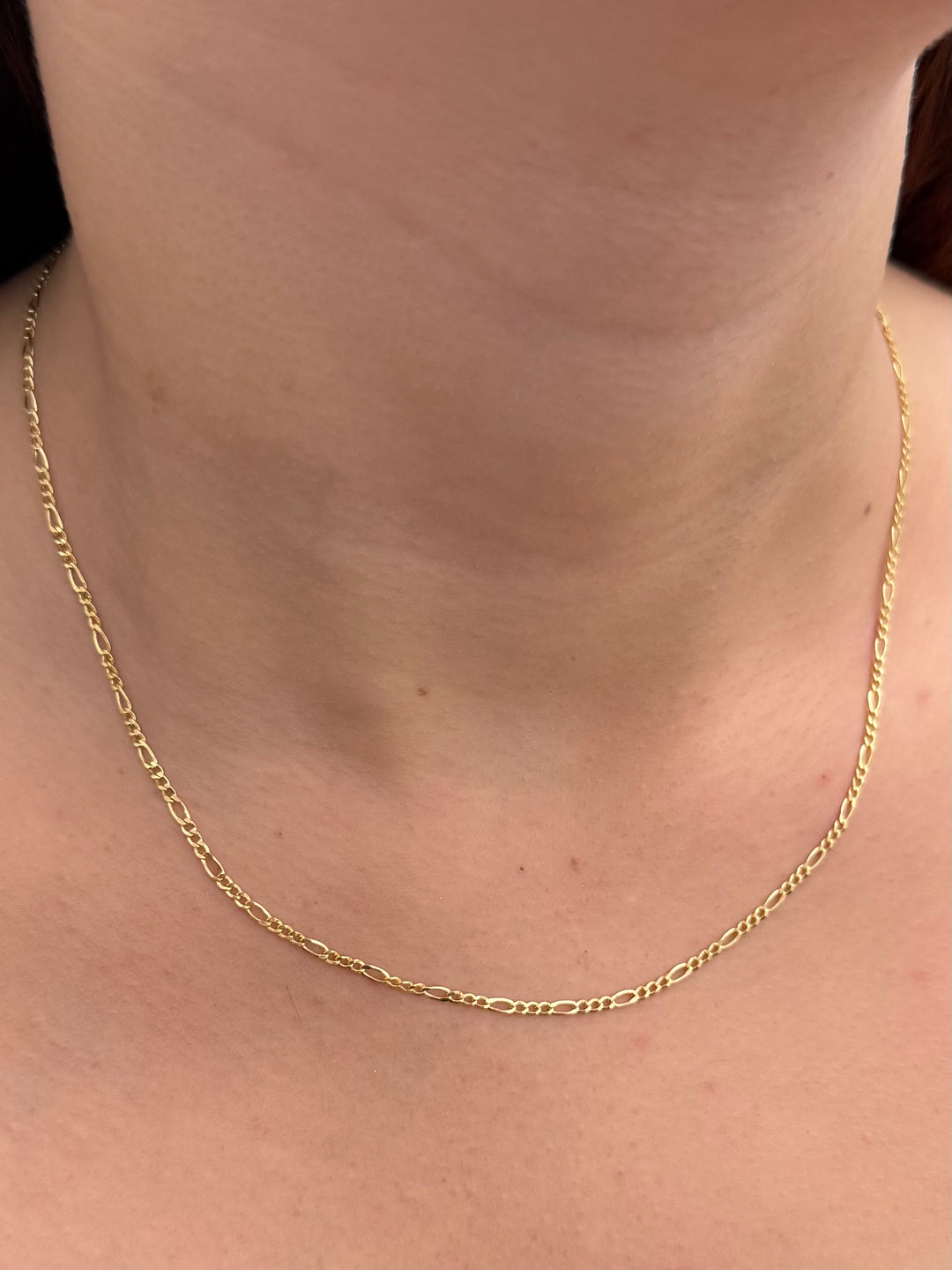 Cadena Figaro 1.65gr / 45cm / 2mm — Oro Amarillo
