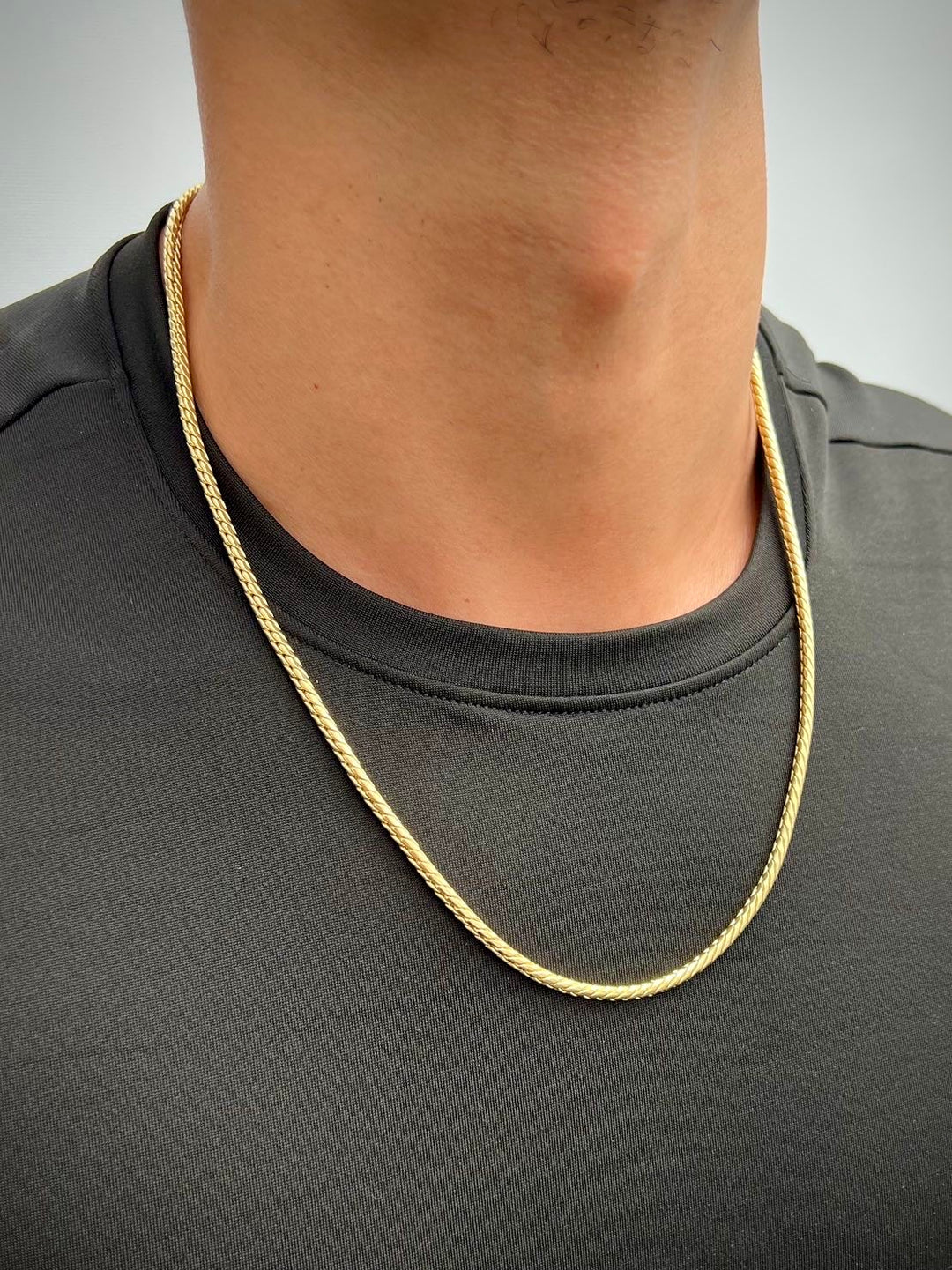 Cadena rustica 14.65gr / Largo 60cm — Oro Amarillo