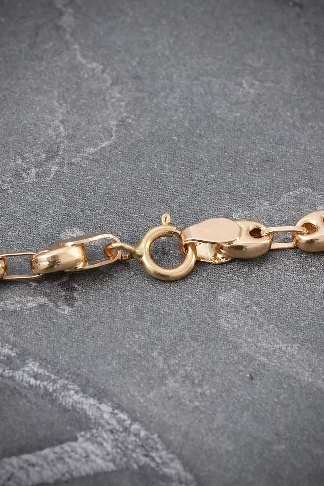 Pulso bebe con placa 2.1gr / Largo 17cm / Oro Amarillo Nac B