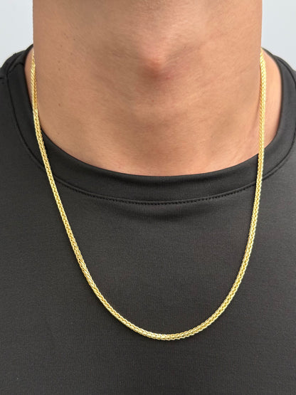 Cadena Franco 10.75gr / 65cm / 2.4mm — Oro Amarillo