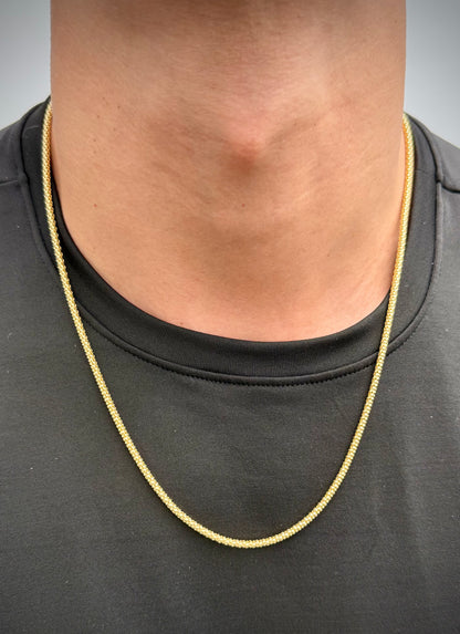 Cadena Cola de Raton. 9.9gr / Largo 60cm — Oro Amarillo