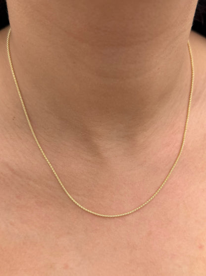 Cadena cola raton 2.15gr / Largo 45cm — Oro Amarillo