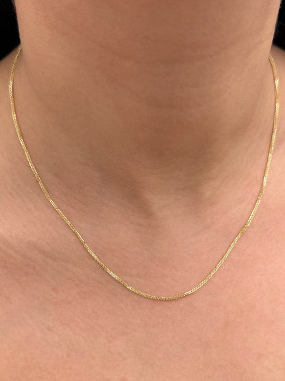 Cadena franco 2.9gr / Largo 45cm — Oro Amarillo