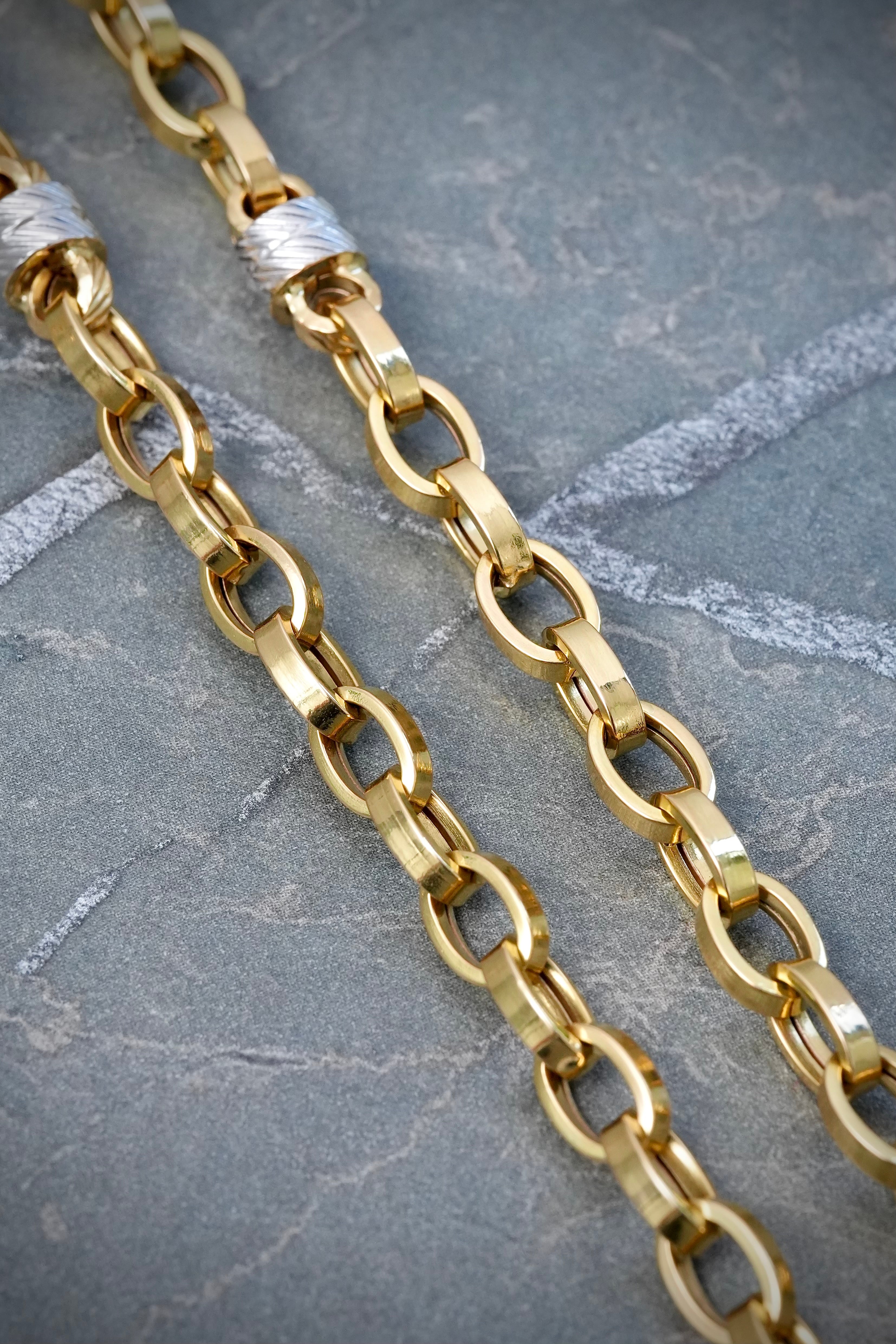 Cadena aro seguido 15.6gr / Largo 60cm / Oro Amarillo italy +4 M