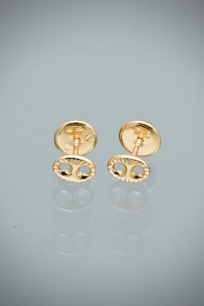 Topos Gc Diamantados 0.5gr / 0.4cm / 5.7mm — Oro Amarillo