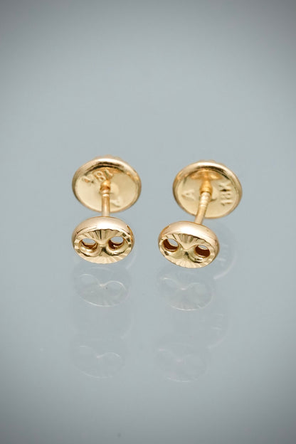 Topos Gc Diamantados 0.55gr / 0.4cm / 5.9mm — Oro Amarillo