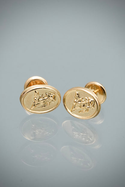 Topos Arcangel San Miguel 0.85gr / 0.9cm / 7.5mm — Oro Amarillo