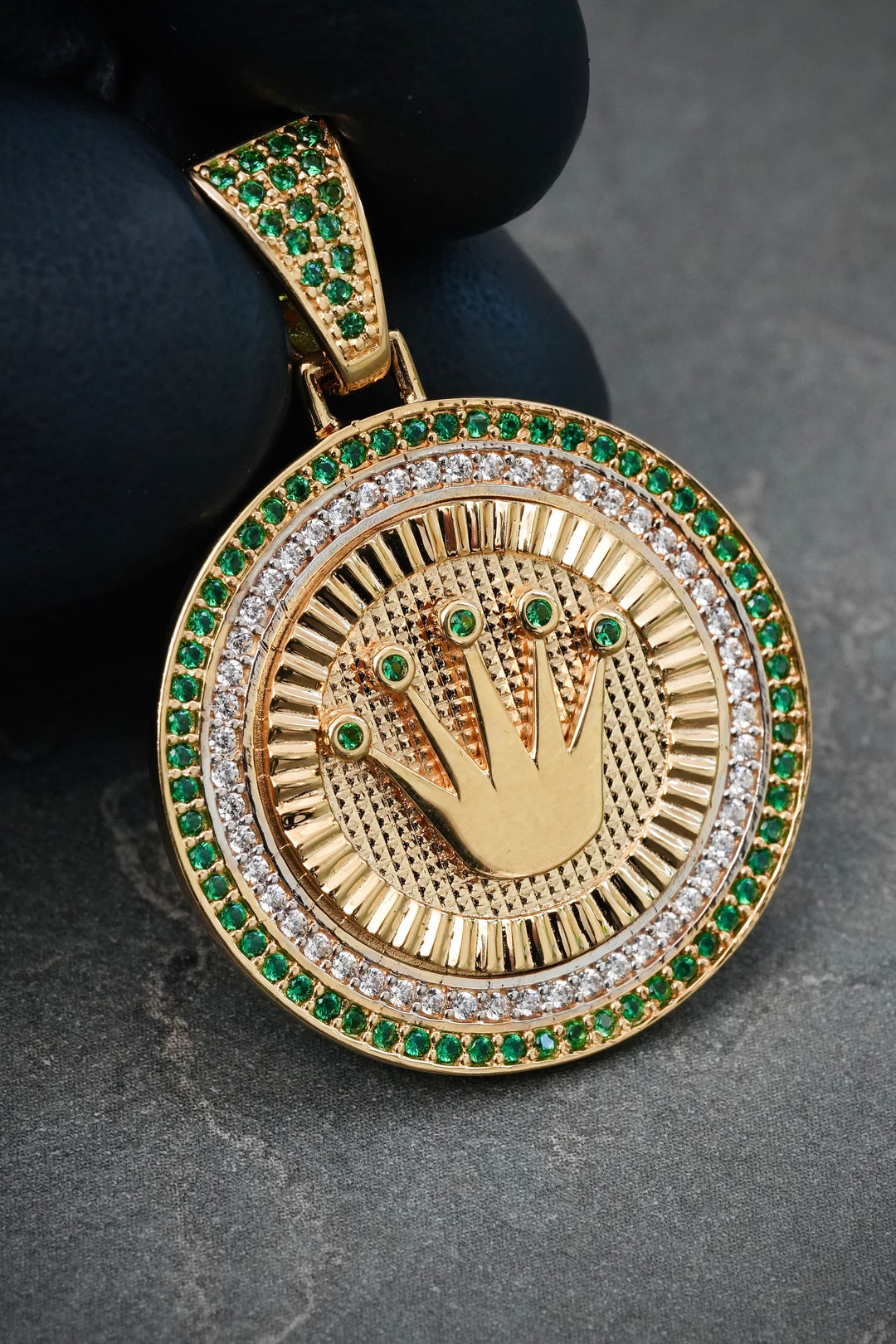 Dije Corona Rx 7gr / 3.7cm / 25mm — Oro Amarillo