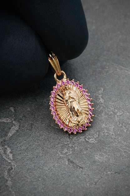 Dije Virgen de Guadalupe 1.95gr / 2.2cm / 11mm — Oro Amarillo