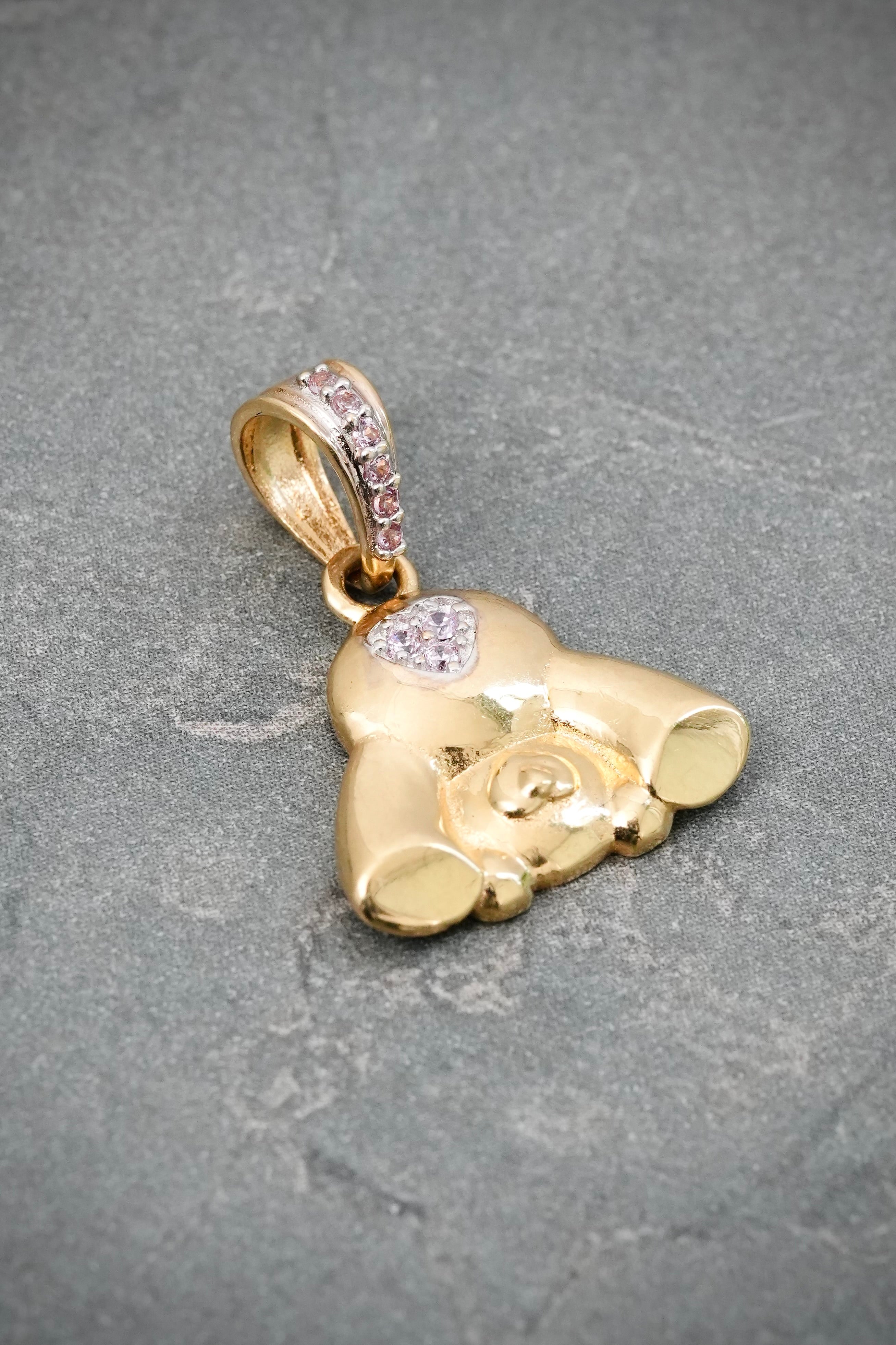Dije Oso 2gr / 2.1cm / 15mm — Oro Amarillo
