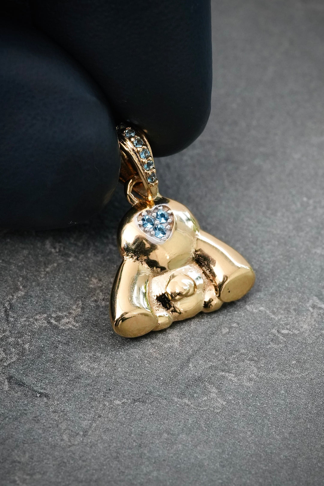 Dije Oso 2gr / 2.1cm / 15.3mm — Oro Amarillo