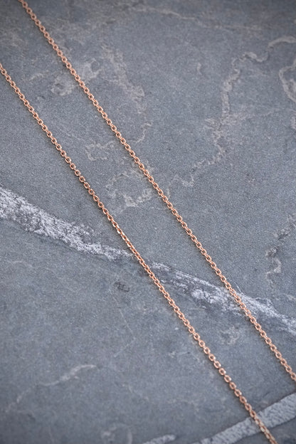 Cadena aro seguido 1.15gr / Largo 45cm / Oro Rosado italy +3 M