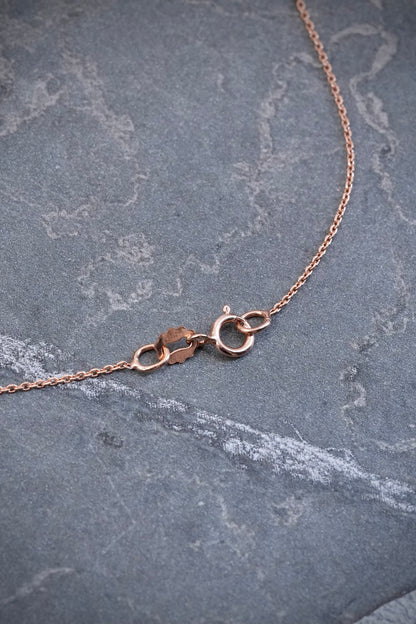 Cadena aro seguido 1.15gr / Largo 45cm / Oro Rosado italy +3 M