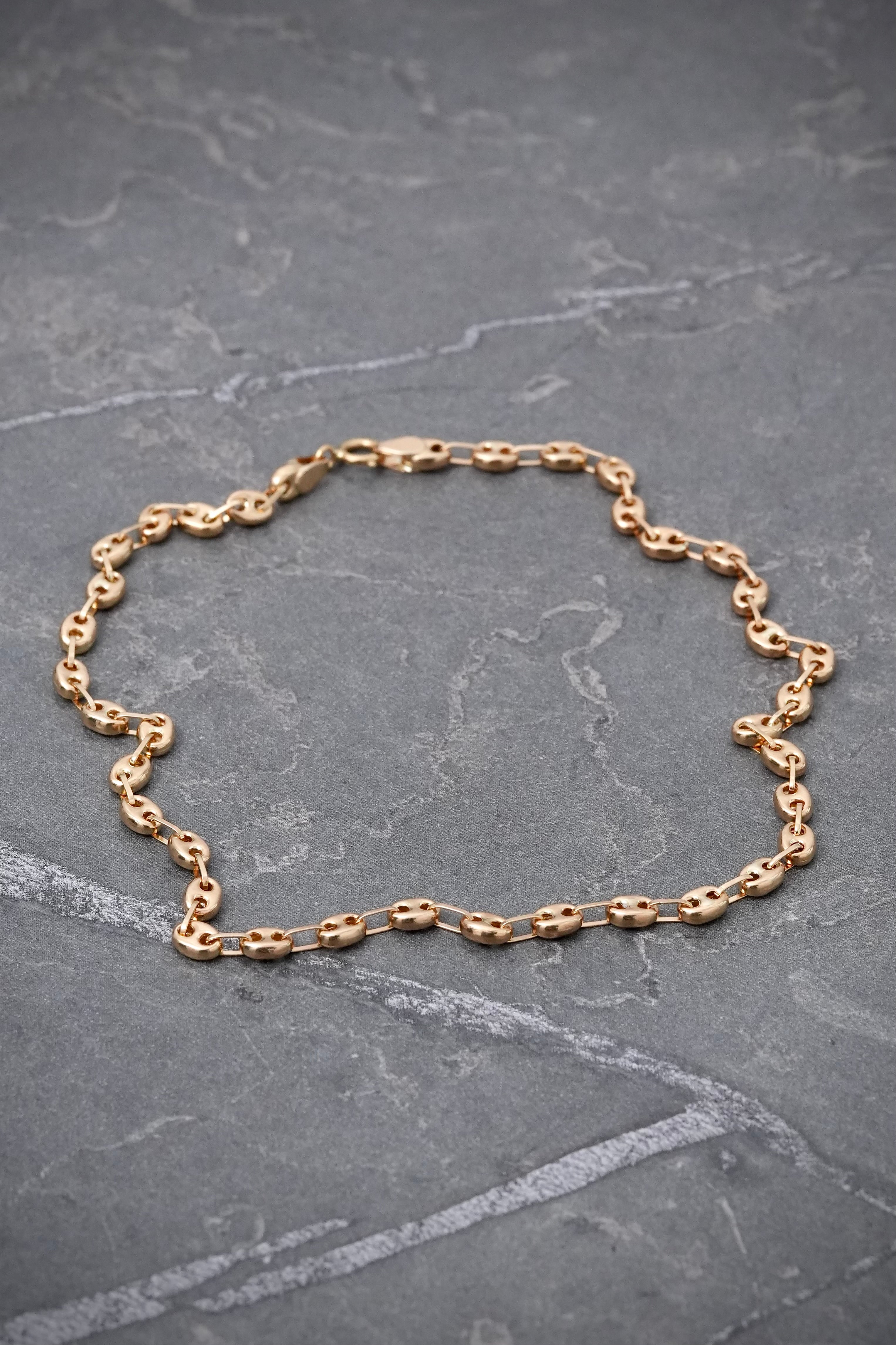 Tobillera gc 2.5gr / Largo 24cm / Oro Amarillo Nac M