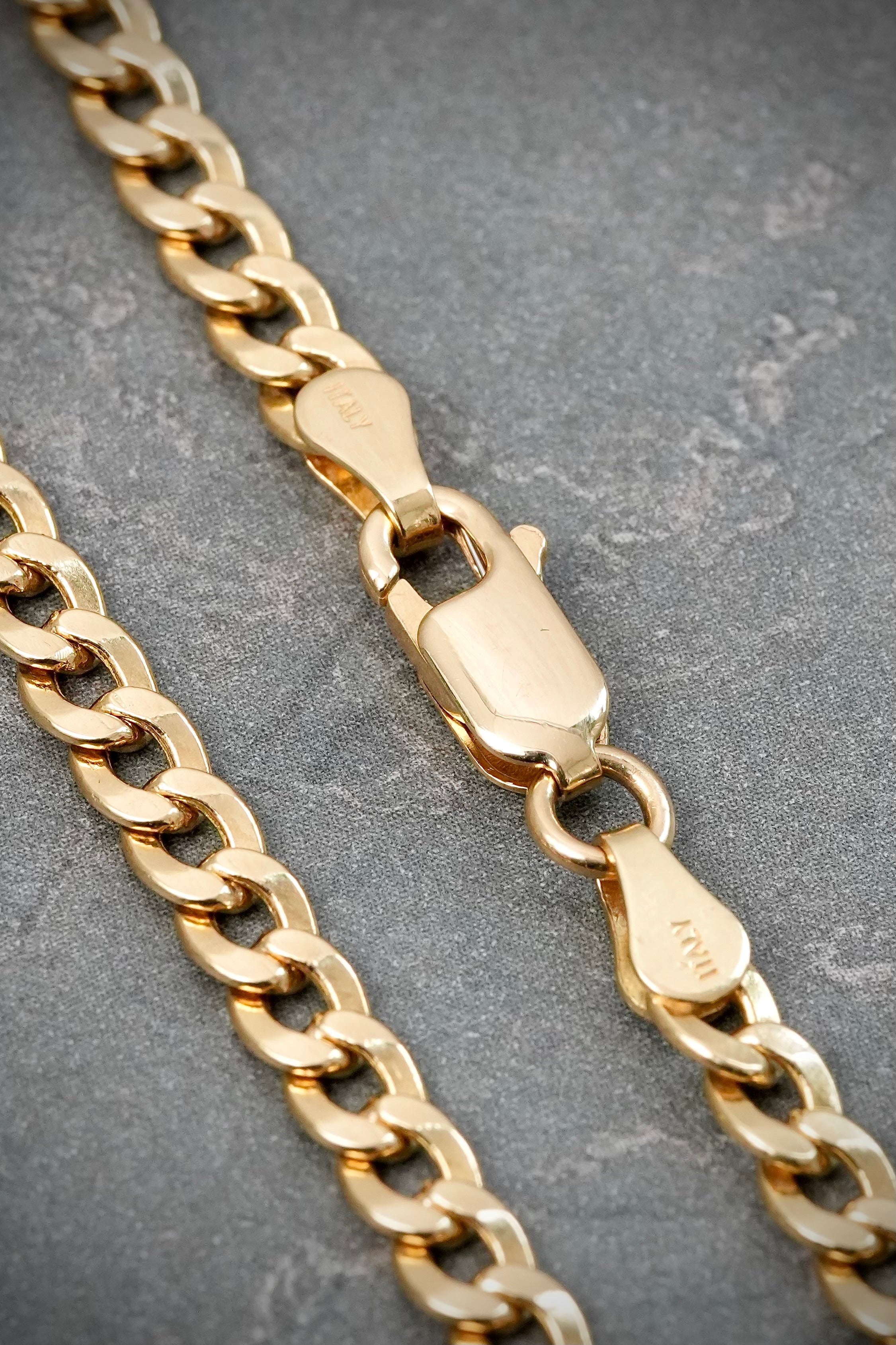 Pulso cubano 4.6gr / Largo 20.5cm / Oro Amarillo italy cte M