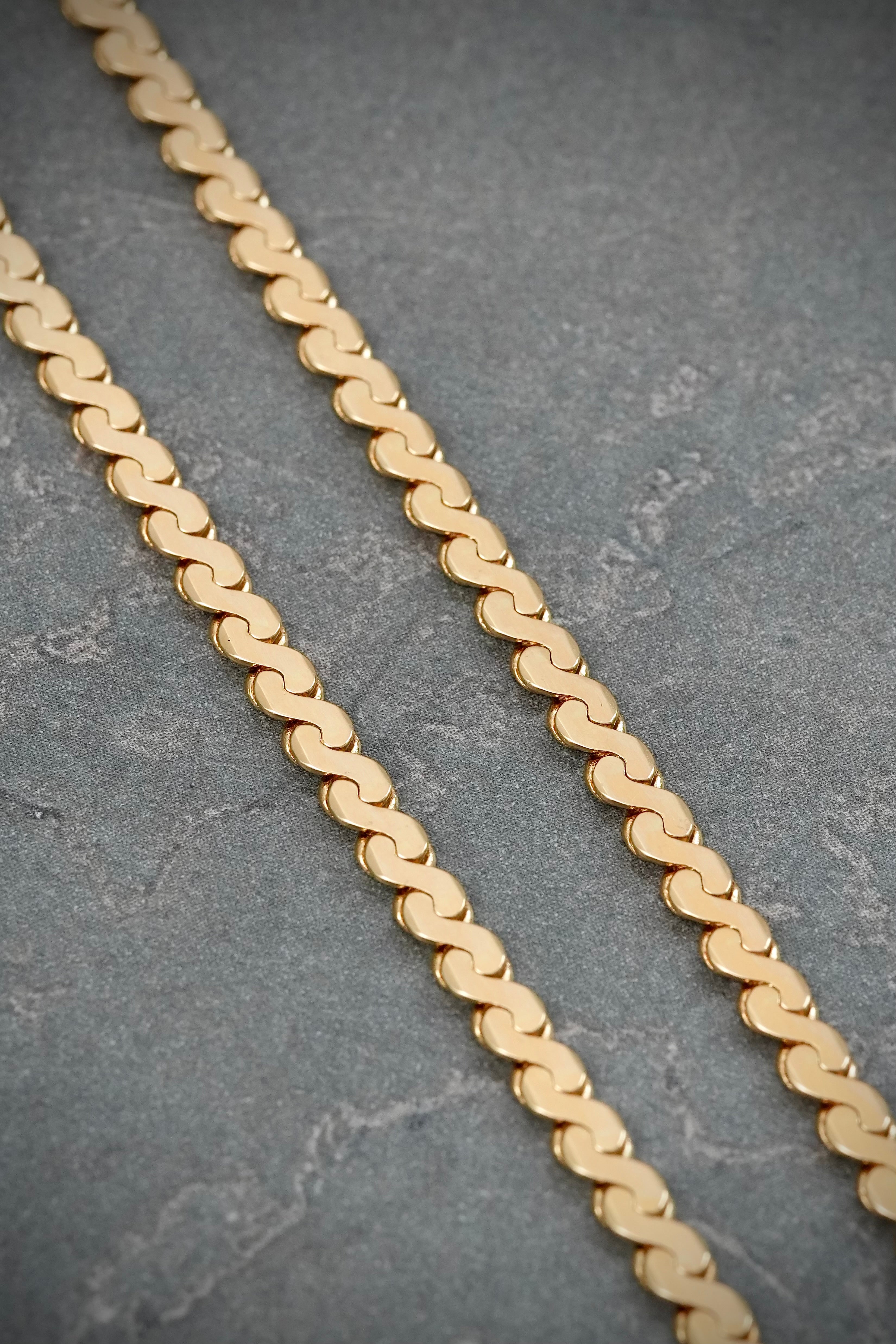 Cadena serpiente 18.25gr / Largo 50cm / Oro Amarillo italy +3 M