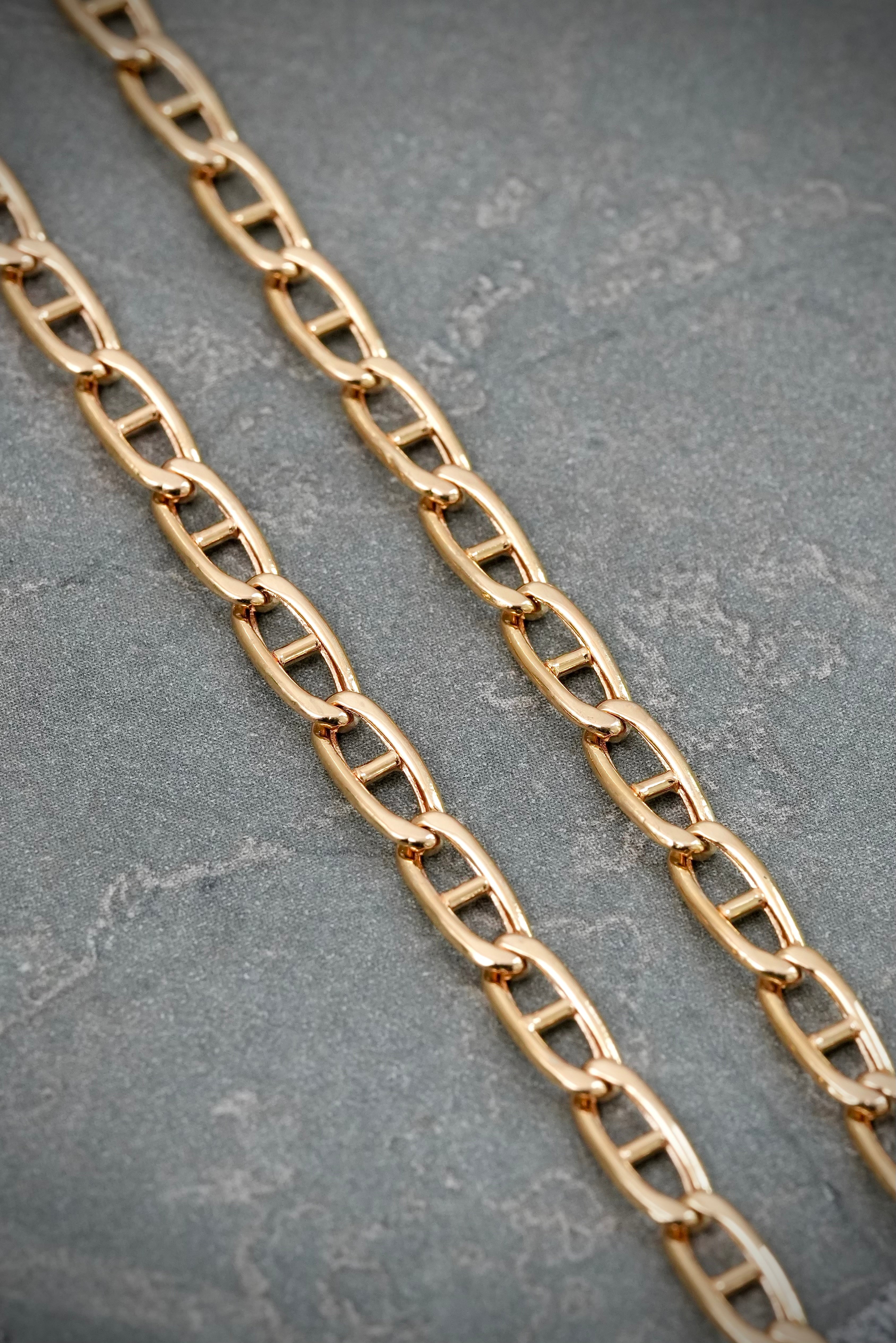 Cadena escalera 8.7gr / Largo 50cm / Oro Amarillo italy +3 B