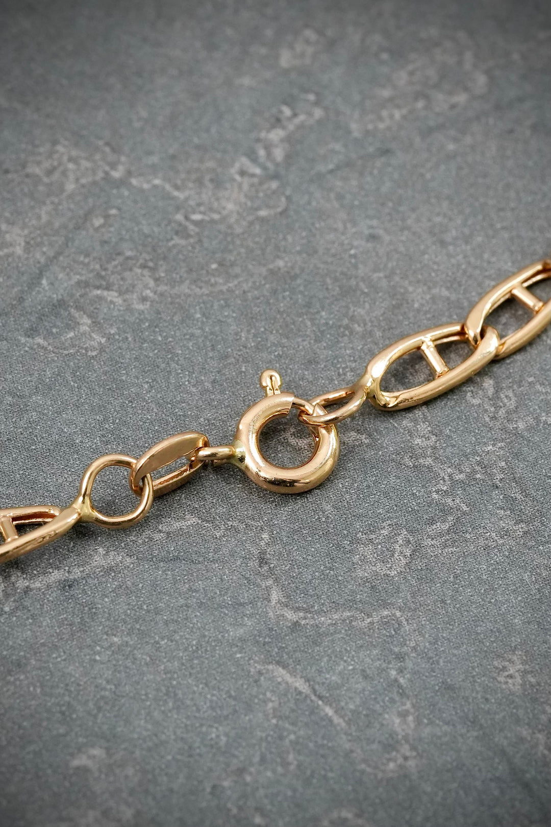 Cadena escalera 8.7gr / Largo 50cm — Oro Amarillo