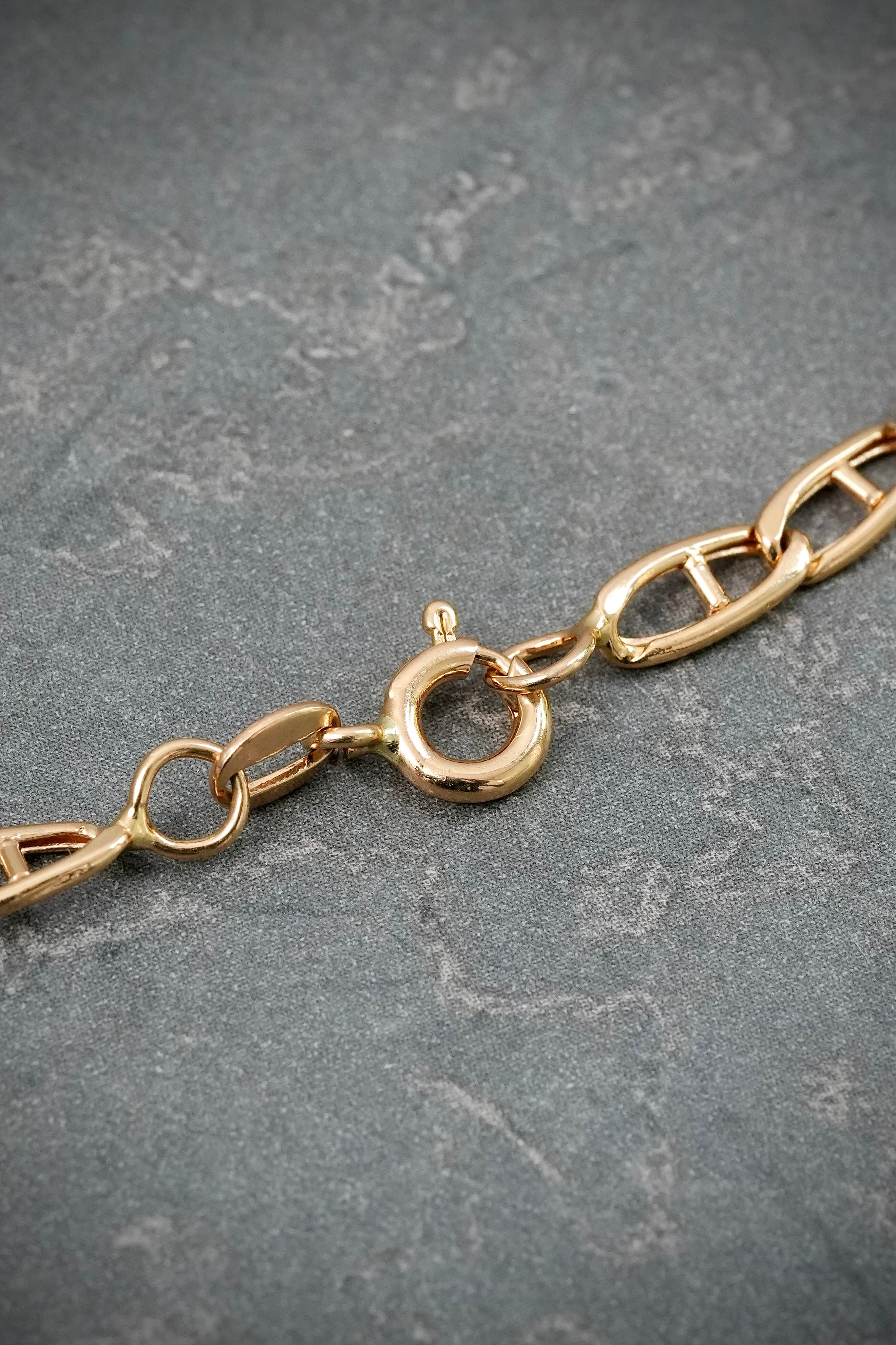 Cadena escalera 8.7gr / Largo 50cm / Oro Amarillo italy +3 B