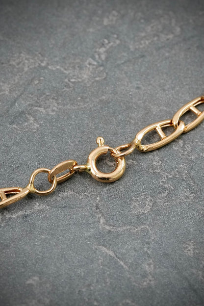 Cadena escalera 8.7gr / Largo 50cm / Oro Amarillo italy +3 B